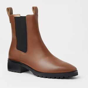 Anne Taylor Tab Chelsea Leather Booties women Size 8.5